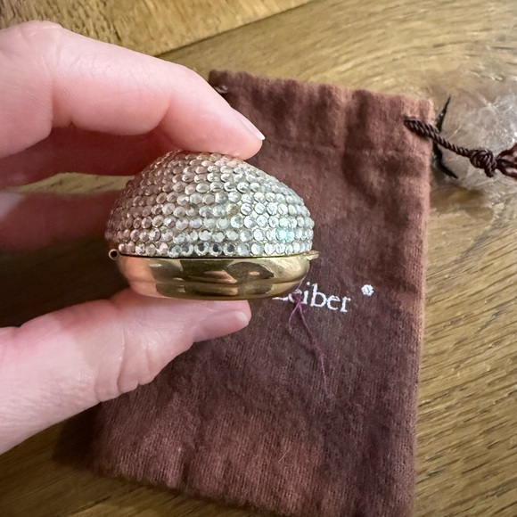 Judith Leiber Crystal Cat Pill Box - Picture 4 of 10